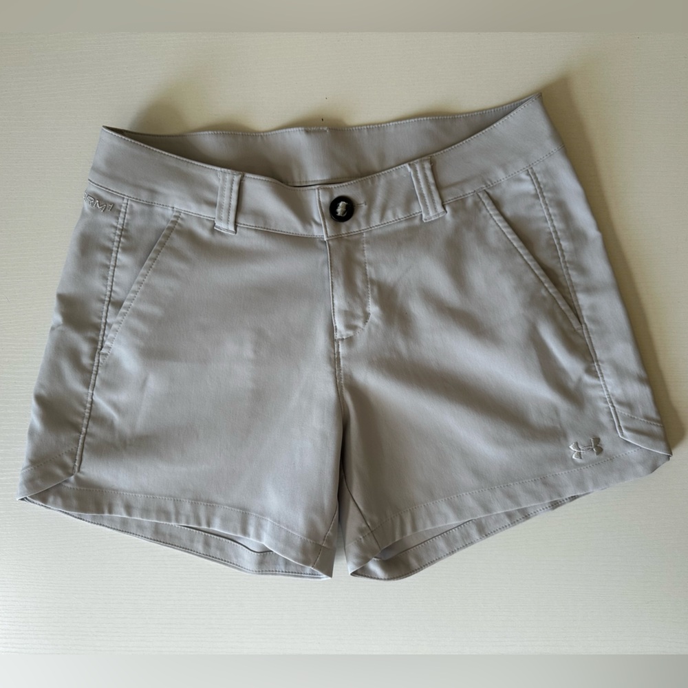 Under Armour Light Gray Golf Shorts